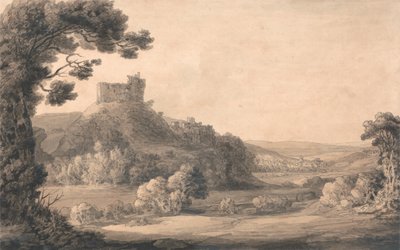 Oakhampton Castle von Francis Towne